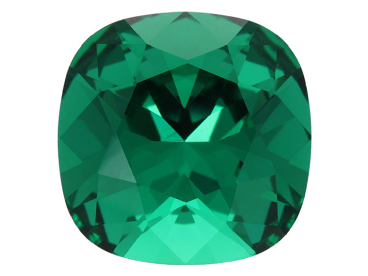 Clearance - Was $4.17 - PRESTIGE 4470 10mm Cushion Fancy Stone Majestic Green