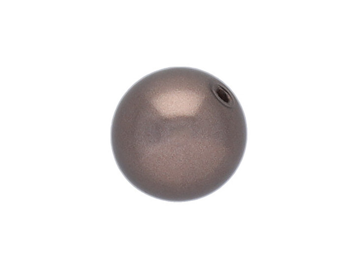 PRESTIGE 5810 5mm Round Crystal Pearl Brown