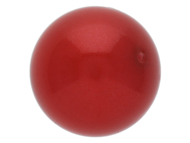 PRESTIGE 5810 10mm Round Crystal Pearl Dark Coral