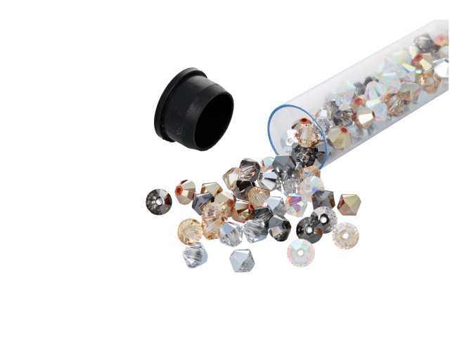 PRESTIGE 5328 4mm Bicone Gilty Pleasure Crystal Designer Bead Blend