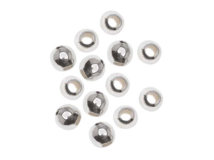 Sterling Silver Seamless Round Beads 3mm (20 pcs)