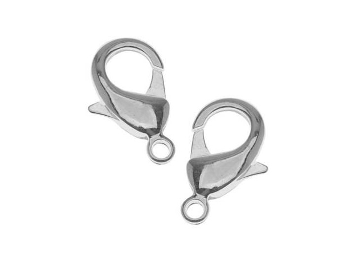 Antiqued Silver Plated Lobster Clasps Extra Large 23mm (2)