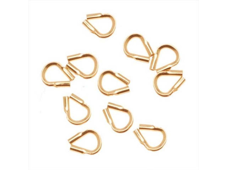 Wire & Thread Protectors, 14K Gold-Filled, .019 Inch Loops (10 Pieces)