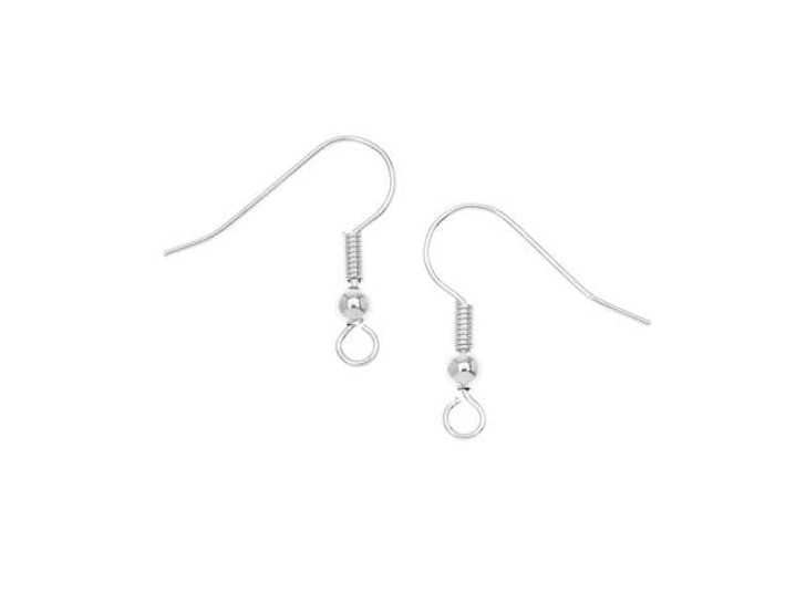 20 Silver Plated Stainless Steel Hooks 