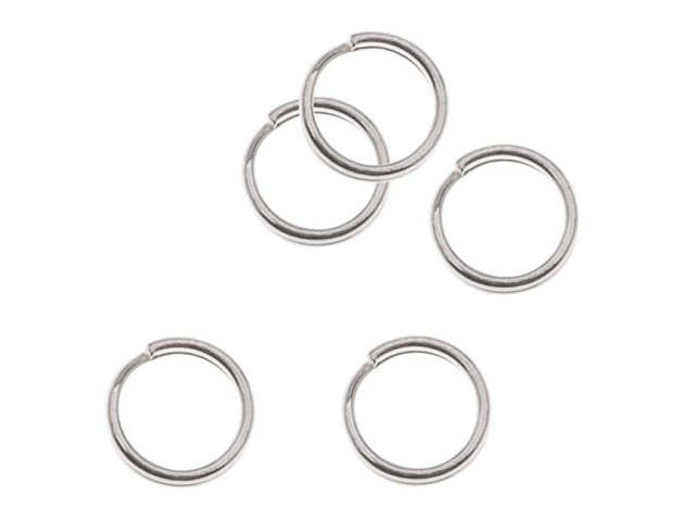 Sterling Silver Split Rings 5mm (10 pcs)