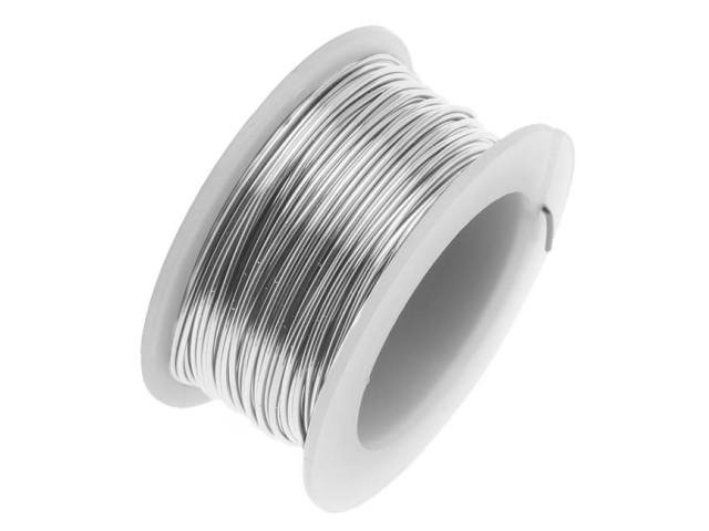 Artistic Wire Stainless Steel Color Copper Craft Wire 22 Gauge
