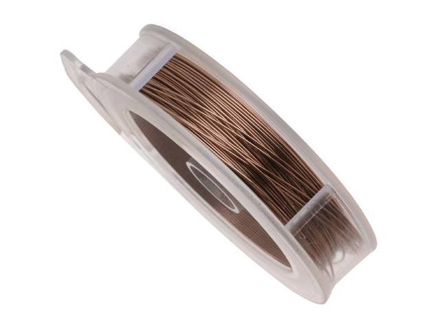 Artistic Wire, Copper Craft Wire 26 Gauge Thick, Antiqued Brass (30 Yard Spool)