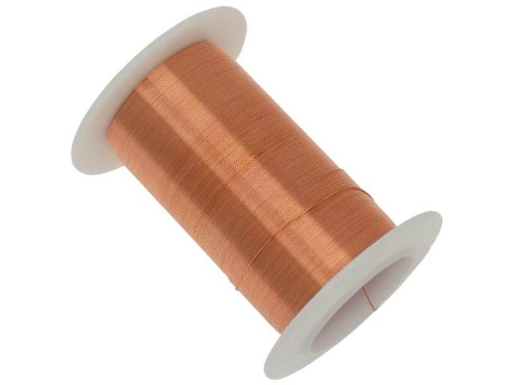 Wire Elements, Tarnish Resistant Bright Copper Wire, 28 Gauge 40 Yards  (36.5 Meters) 