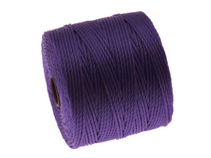 Super-Lon, S-Lon, Cord - Size 18 Twisted Nylon - Purple / 77 Yard Spool