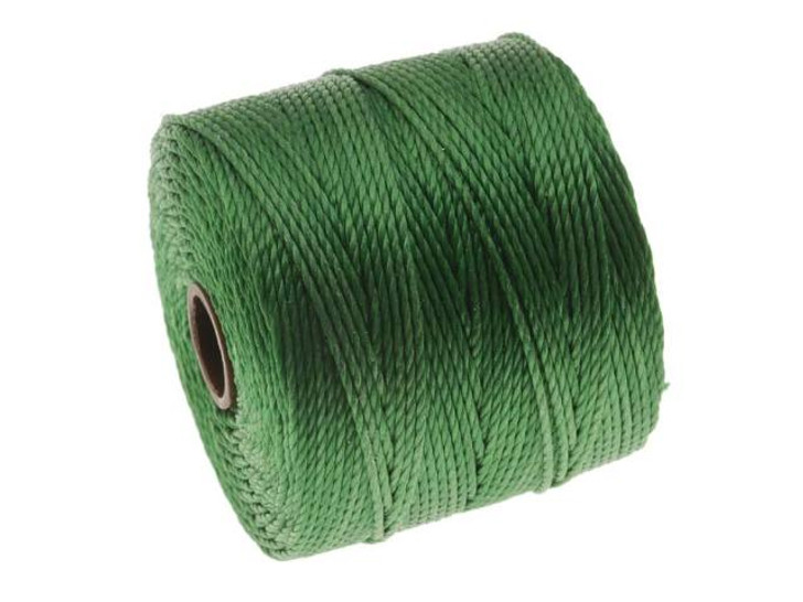 Super-Lon, S-Lon, Cord - Size 18 Twisted Nylon - Green / 77 Yard Spool