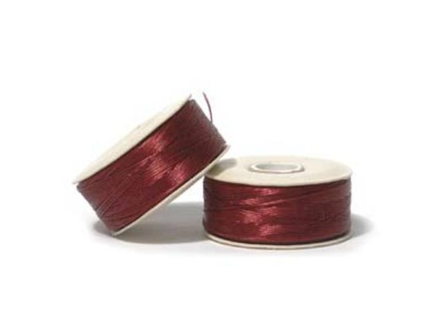 NYMO Nylon Beading Thread Size D for Delica Beads Red 64YD (58 Meters