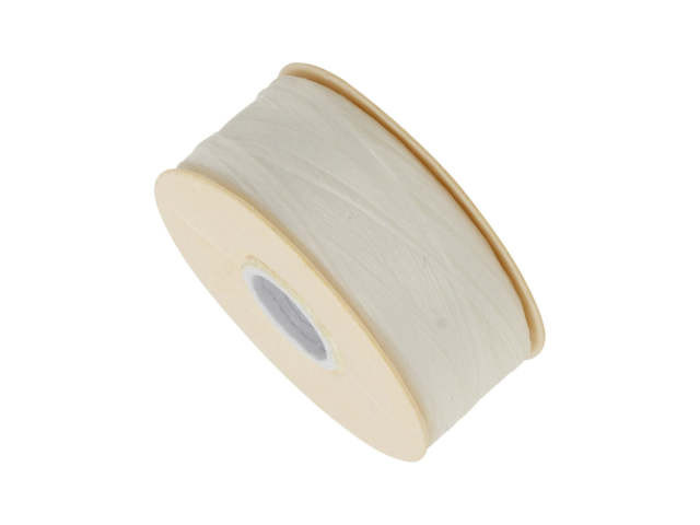 Nymo Nylon Beading Thread, Size 00 for Delicas, 64 Yard (58 Meter) Spool, White