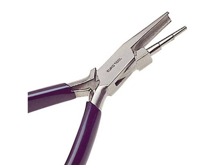 Eurotool Concave And Round Nose 3 Step Wire Looping Jewelry Pliers