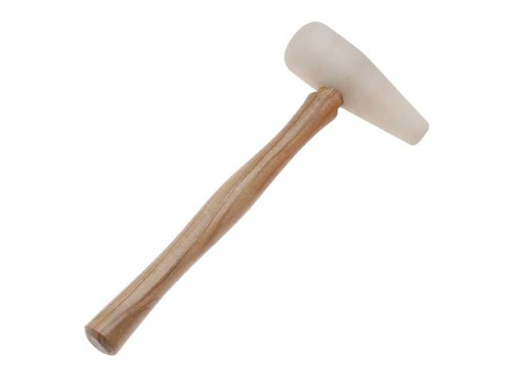 Beadsmith Nylon Wedge Hammer - for Metal Smithing and Wire Working 1.25 Head