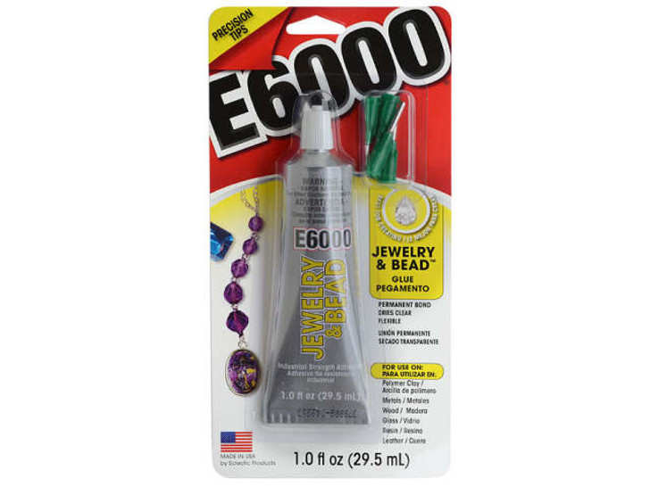 E6000 Jewelry And Bead Adhesive With 4 Precision Applicator Tips For Jewelry!