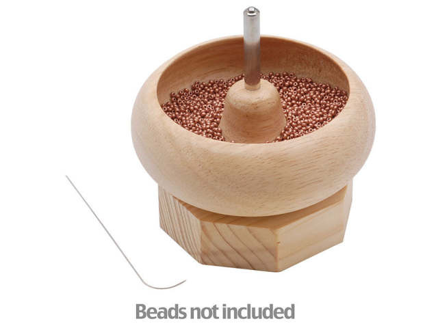 The Beadsmith Spin and String Loader Stringing Tool - For Seed Beads and Delicas