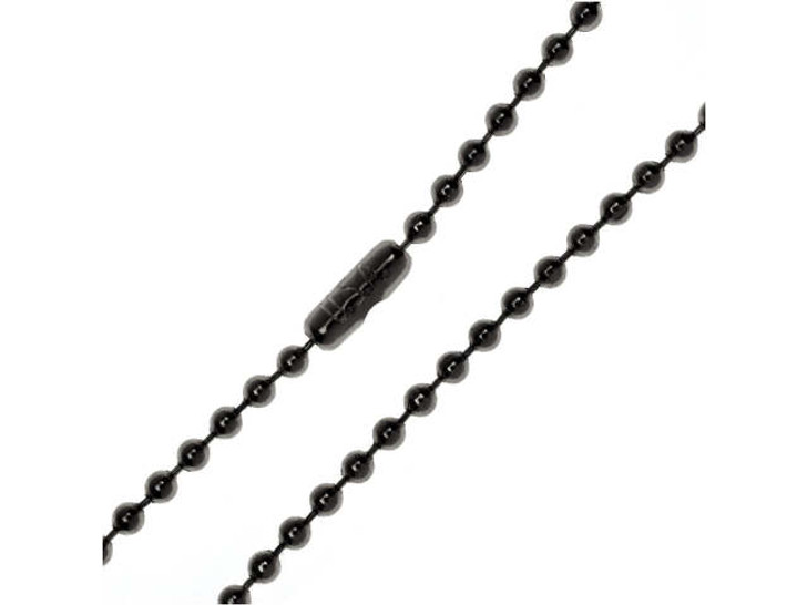 Ball Chain 2.4mm Nickel Plated Steel 30 inch