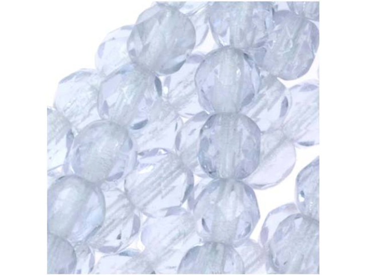 Czech Fire-Polish Glass Beads 4mm Round Alexandrite