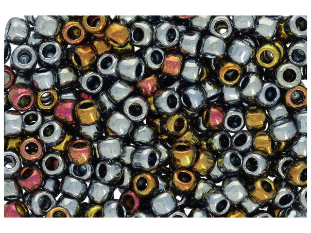Toho 8/0 Round Seed Bead Galvanized, 2.5-Inch Tube