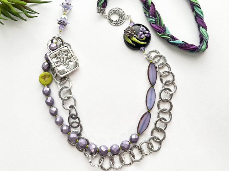 Maker Master with Sara Lovecraft: Mixed Media Necklace bambuser-show