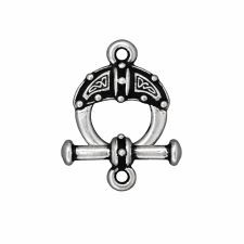 TierraCast Celtic Toggle Antiqued Silver, 12.75mm