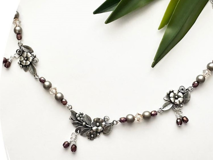 Bead Fest Floral Garden Party Necklace