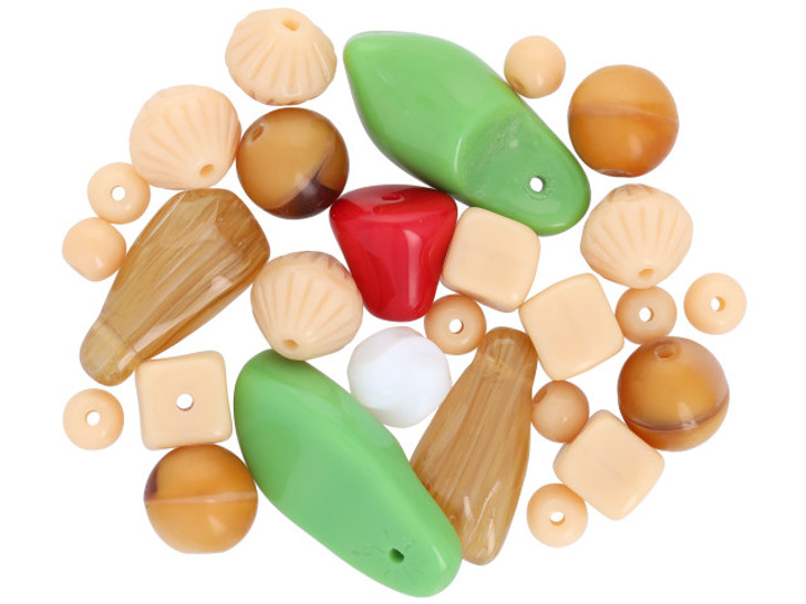 The Bead Llama Limited Edition Designer Czech Glass Bead Blend - Gnome Kit (1 Pack)