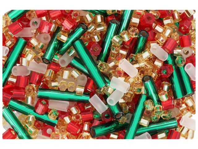 Artbeads Designer TOHO Seed Bead Blend - Vintage Christmas Mix Assortment (1 Tube)