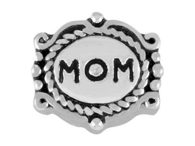 Vintage MOM Slider Charm (1 Piece)
