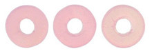Ring Bead 4 x 1mm Tube 2.5" : Matte - Milky Pink