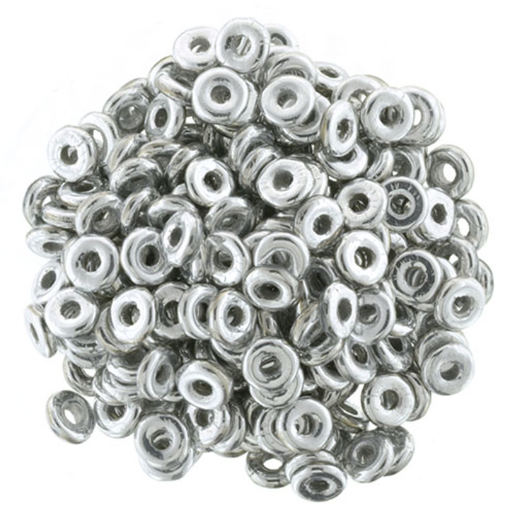 Ring Bead 4 x 1mm Tube 2.5" : Silver