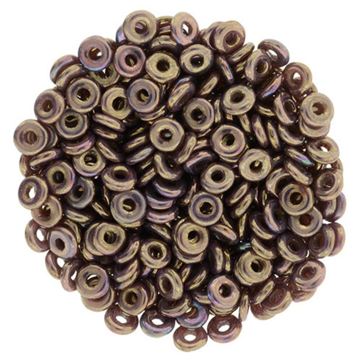 Ring Bead 4 x 1mm Tube 2.5" : Oxidized Bronze Berry
