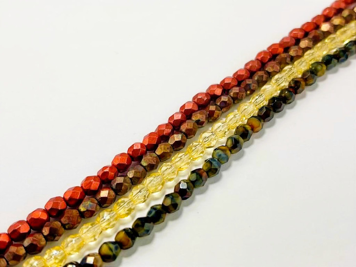 Rustic Vineyard – Czech Glass Bead 4-Strand Set