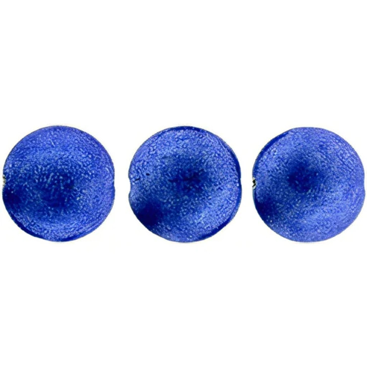 Czech Glass 14mm ColorTrends Saturated Metallic Riverside Cushion Round Bead 8pc Strand by Starman