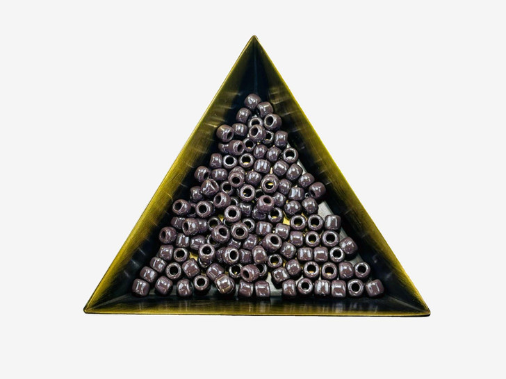 TOHO Bead Round Size 6/0 Opaque-Lustered Lavender - 2.5 Inch Tube