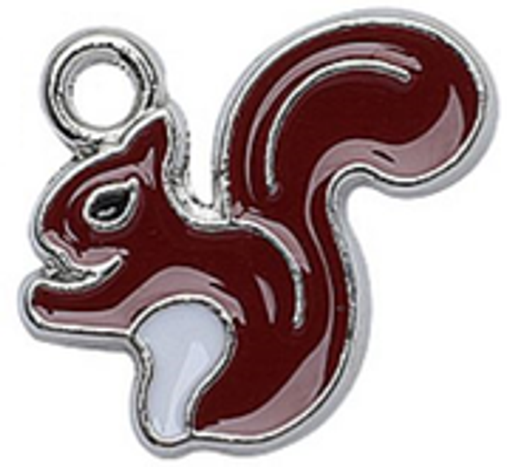 Chestnut Red Squirrel Charm
