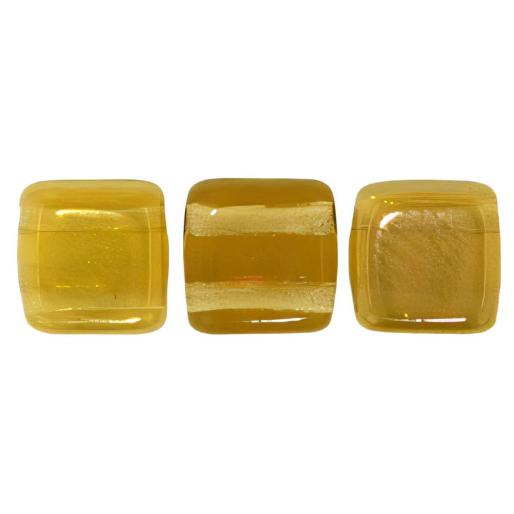 CzechMates Tile Bead 6mm : Twilight - Topaz (50pcs)