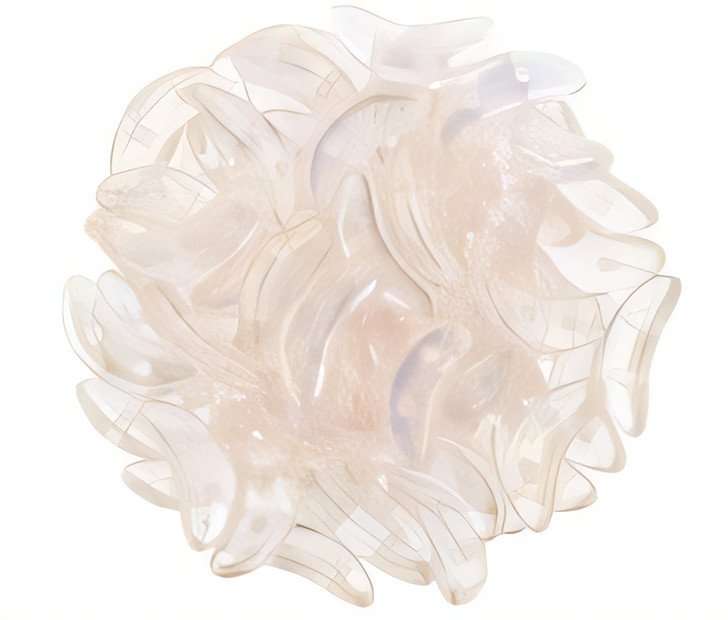 CzechMates Crescent 10 x 3mm Tube 2.5" : Luster Iris - Rosaline