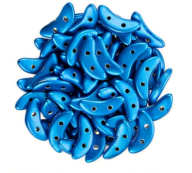 CzechMates Crescent 10 x 3mm Tube 2.5" : ColorTrends: Saturated Metallic Galaxy Blue