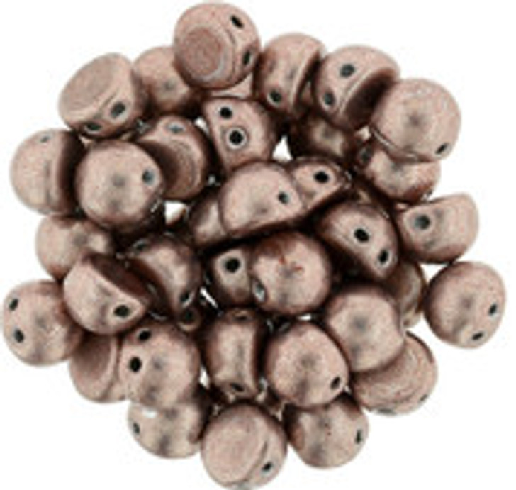 CzechMates Cabochon 7mm Tube 2.5" : ColorTrends: Saturated Metallic Pale Dogwood
