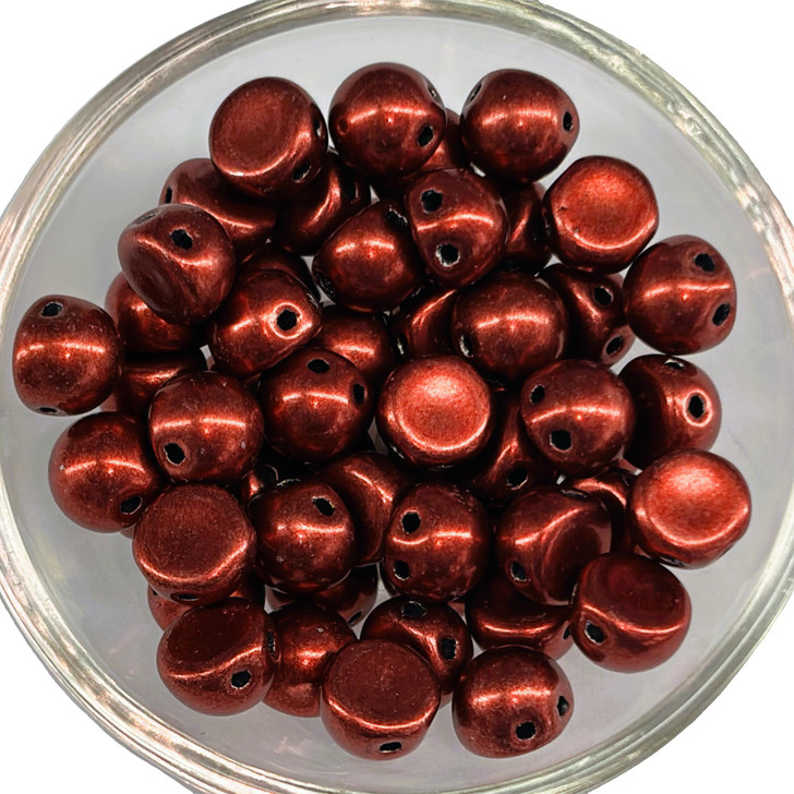 CzechMates Cabochon 7mm Tube 2.5" : ColorTrends: Saturated Metallic Merlot