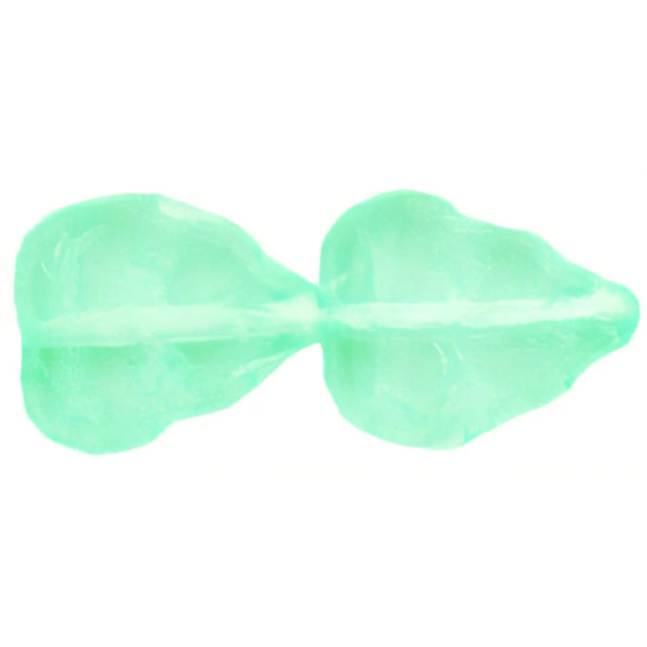 Leaves 10 x 8mm Vertical Hole : Peridot (25pcs)