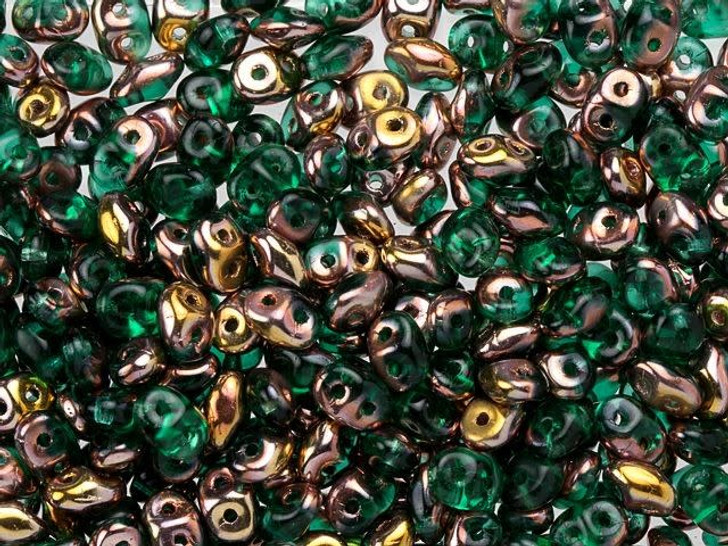Matubo SuperDuo 2 x 5mm Apollo Emerald 2-Hole Seed Bead 2.5-Inch Tube Matubo SuperDuo 2 x 5mm Apollo Emerald 2-Hole Seed Bead 2.5-Inch Tube