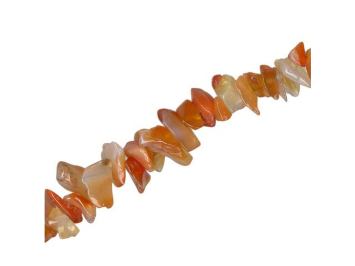 Natural Agate Gemstone Beads, Chips (strand)