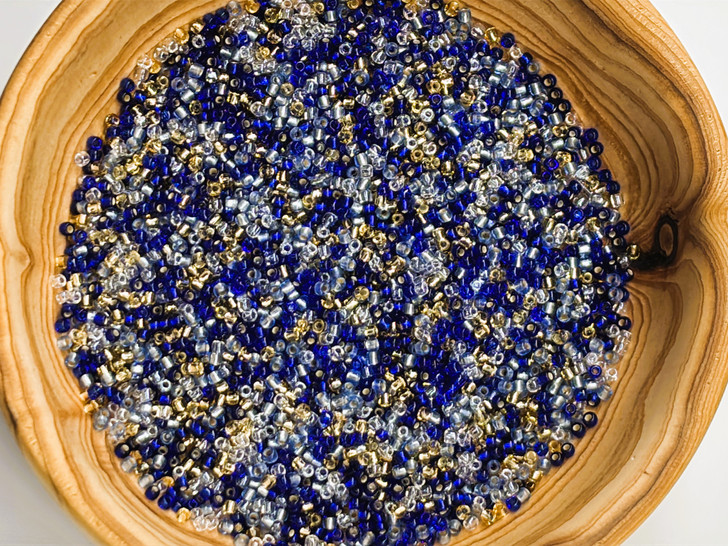 Artbeads Winter Midnights Designer Blend, 11/0 TOHO Round Seed Bead Blend
