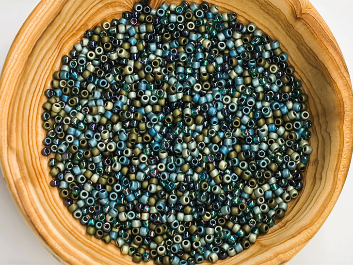 Artbeads Verdigris Designer Blend, 6/0 TOHO Round Seed Beads - Version 2