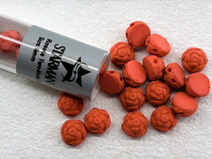 Neon Country Brick 6mm Two-Hole Roseta Bead 2.5-Inch Tube