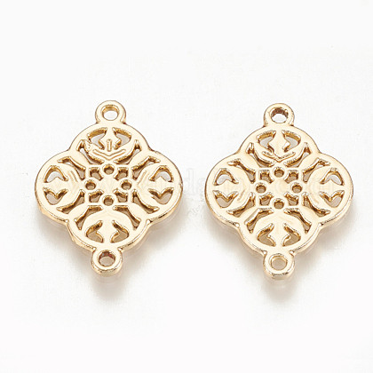 Light Gold Rhombus Connector, 21mm