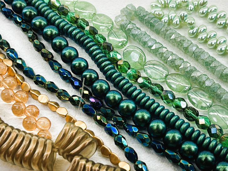 Artbeads Verdant Gold 10-Strand Assortment Pack