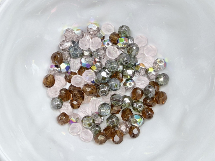 Artbeads Designer Woodland 6mm Fire-Polish Blend